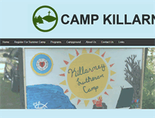 Tablet Screenshot of killarneycamp.org